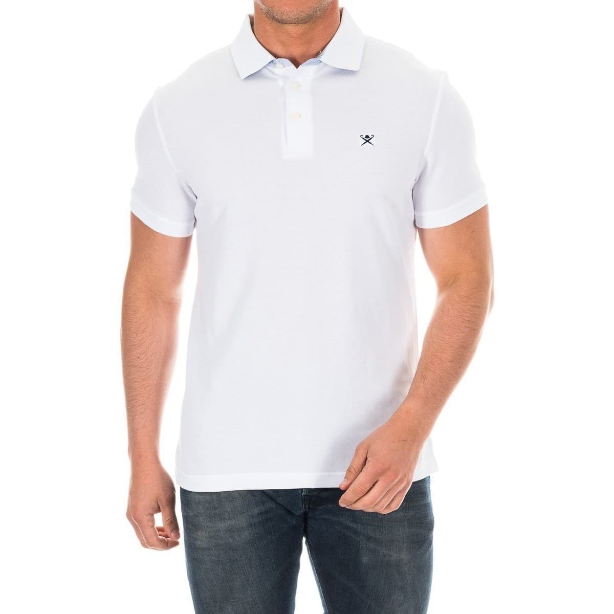 Men's Polo Shirts Hackett White