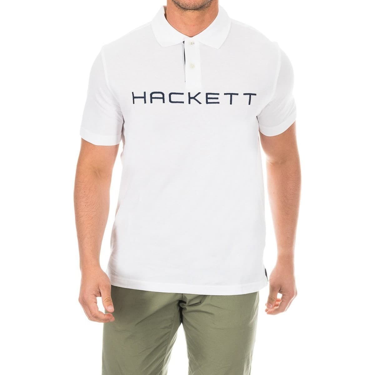 Men's Polo Shirts Hackett White
