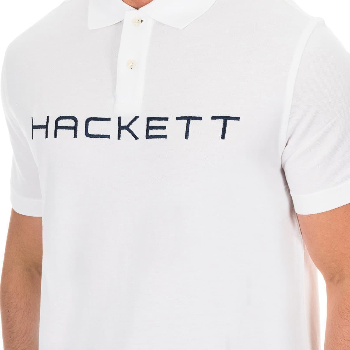Men's Polo Shirts Hackett White
