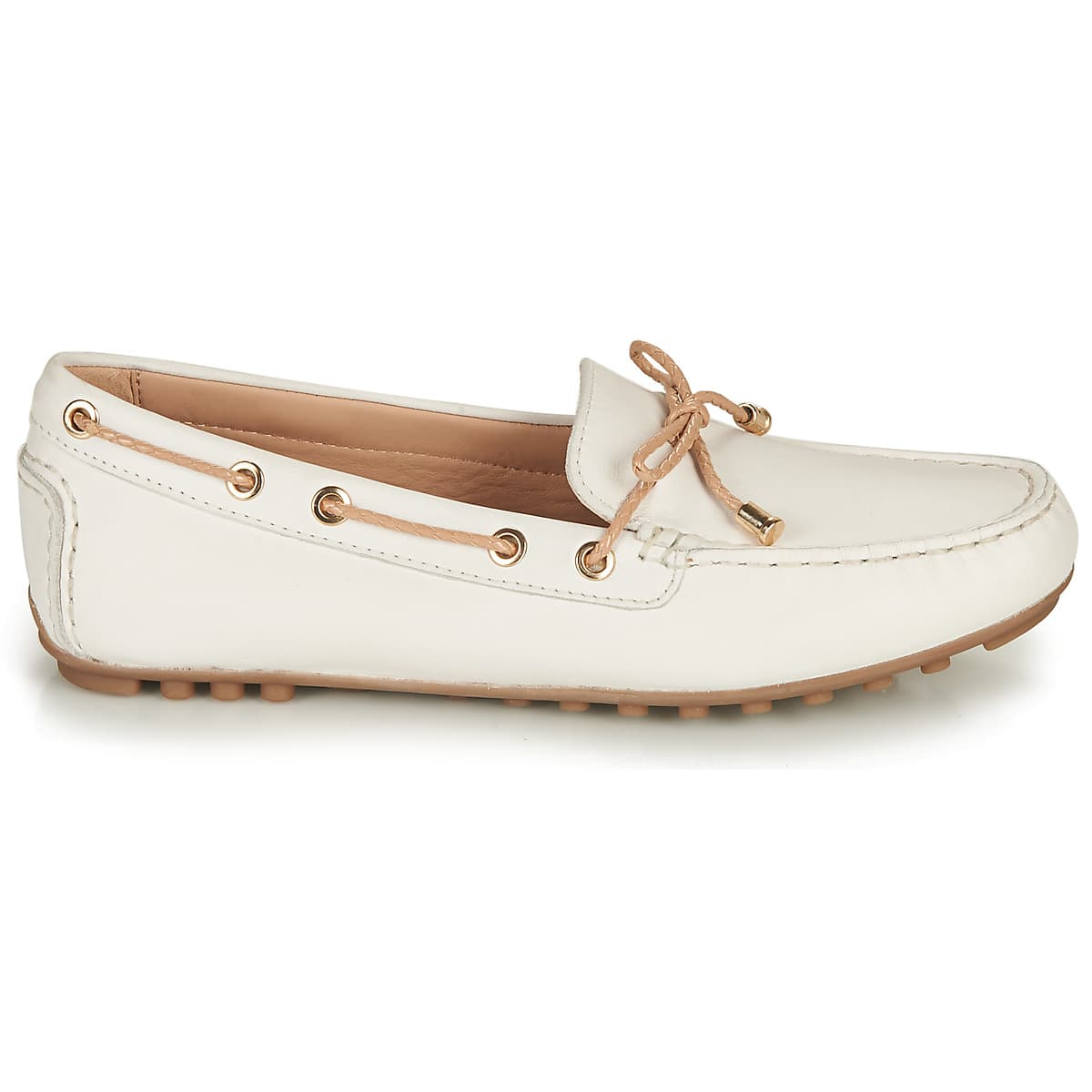 Women's Loafers Geox White