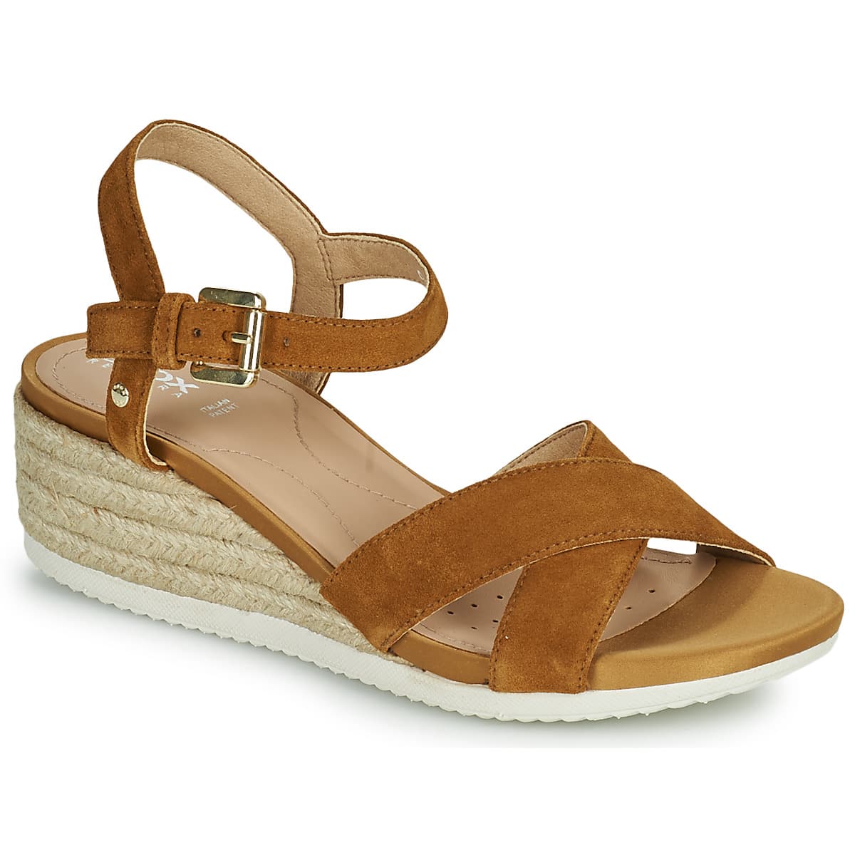 Women's Platforms Geox Brown