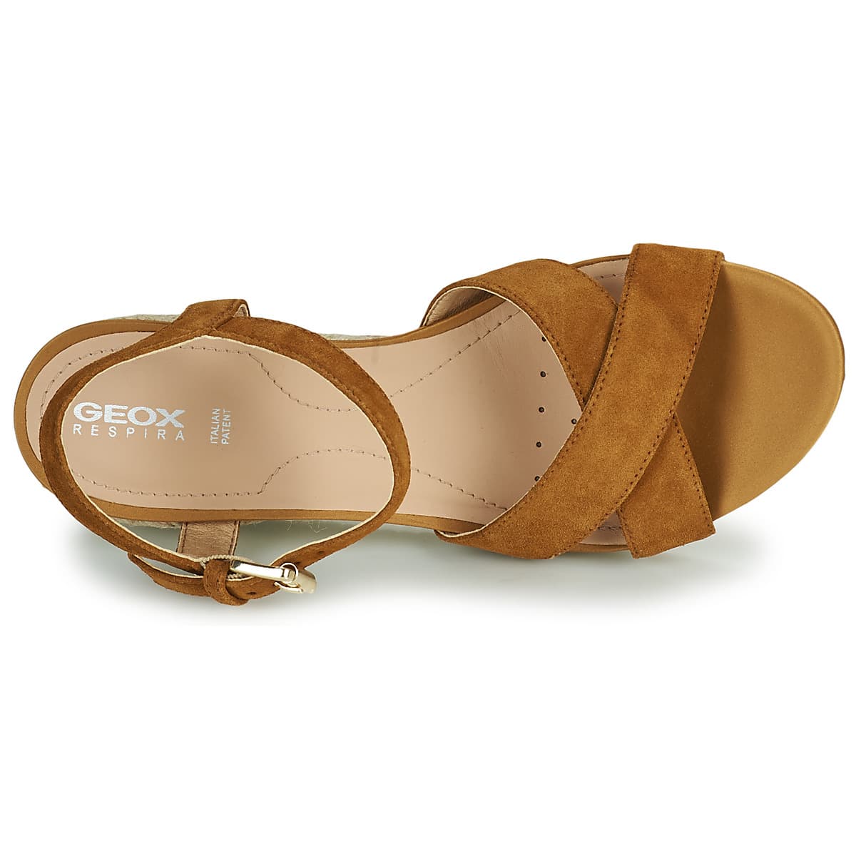 Women's Platforms Geox Brown