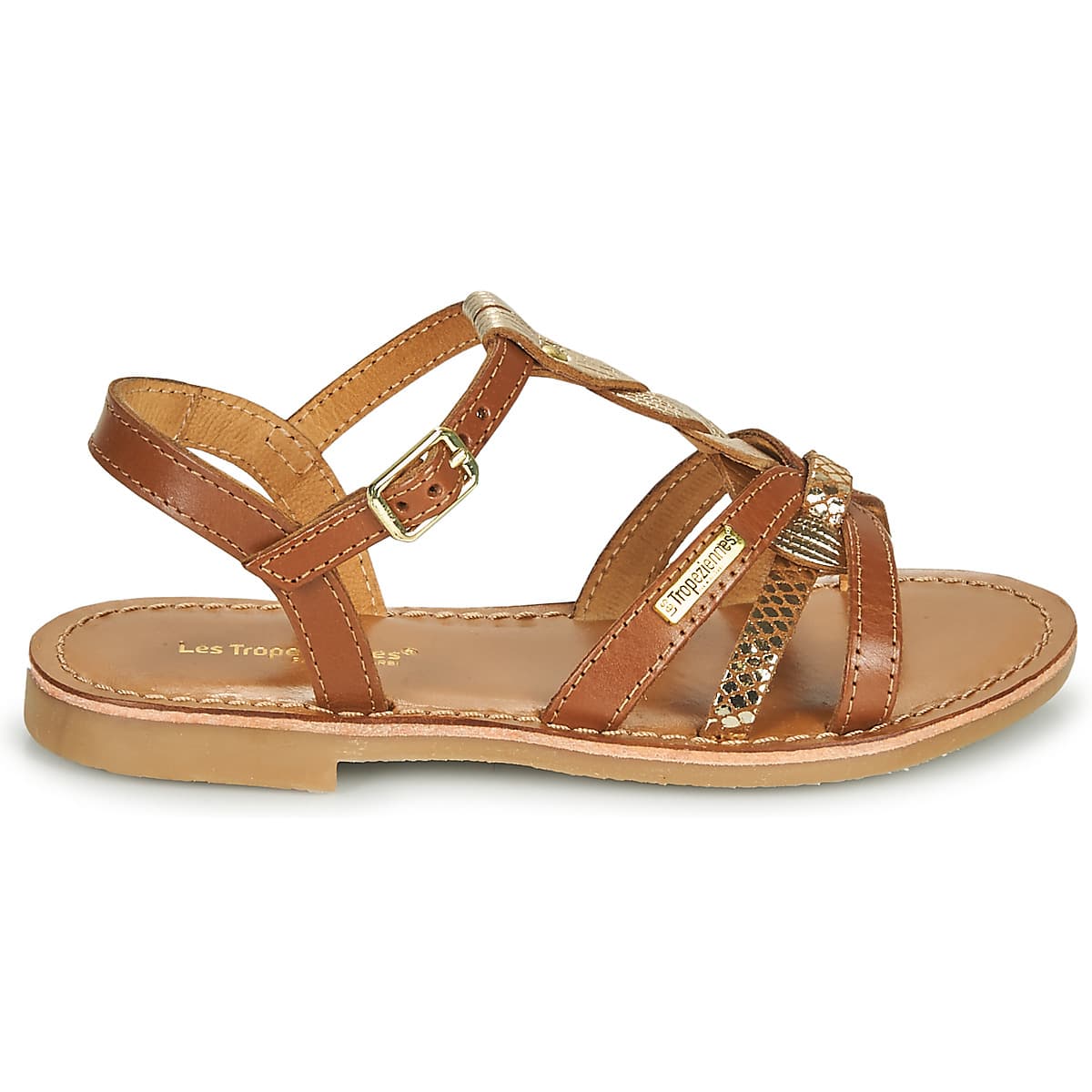 Girls' Sandals Les Tropeziennes par M.Belarbi Brown