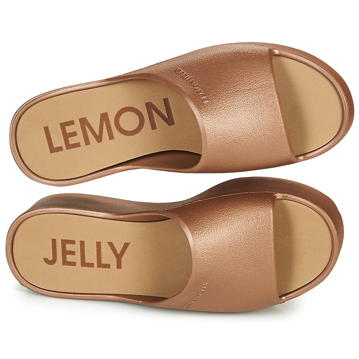 Women's Mules Lemon Jelly Gold