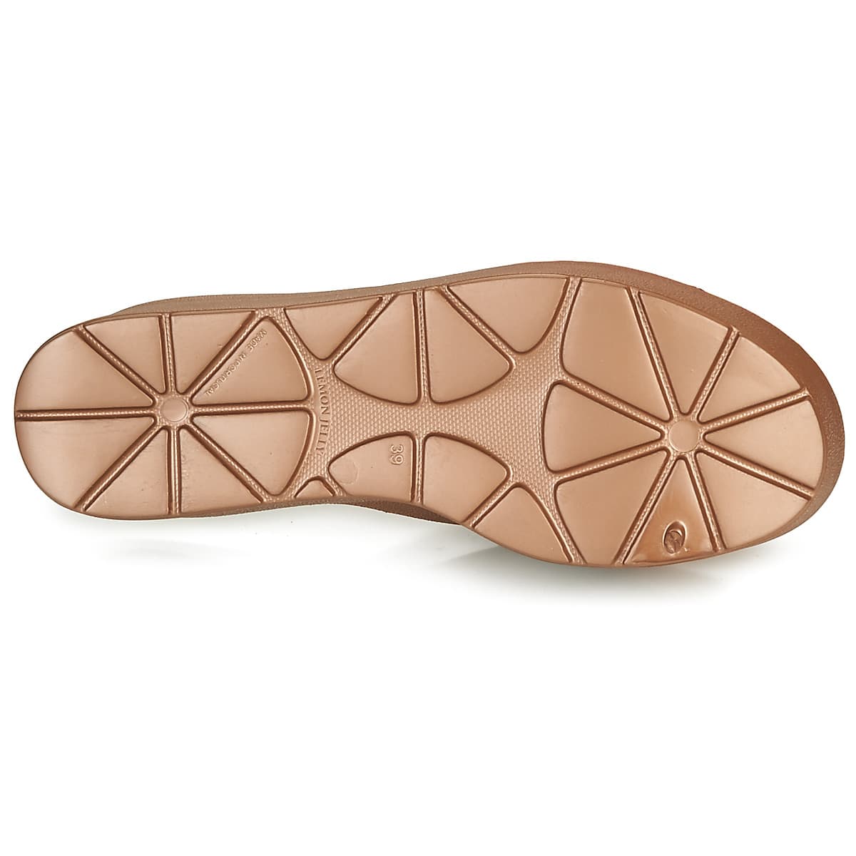 Women's Mules Lemon Jelly Gold