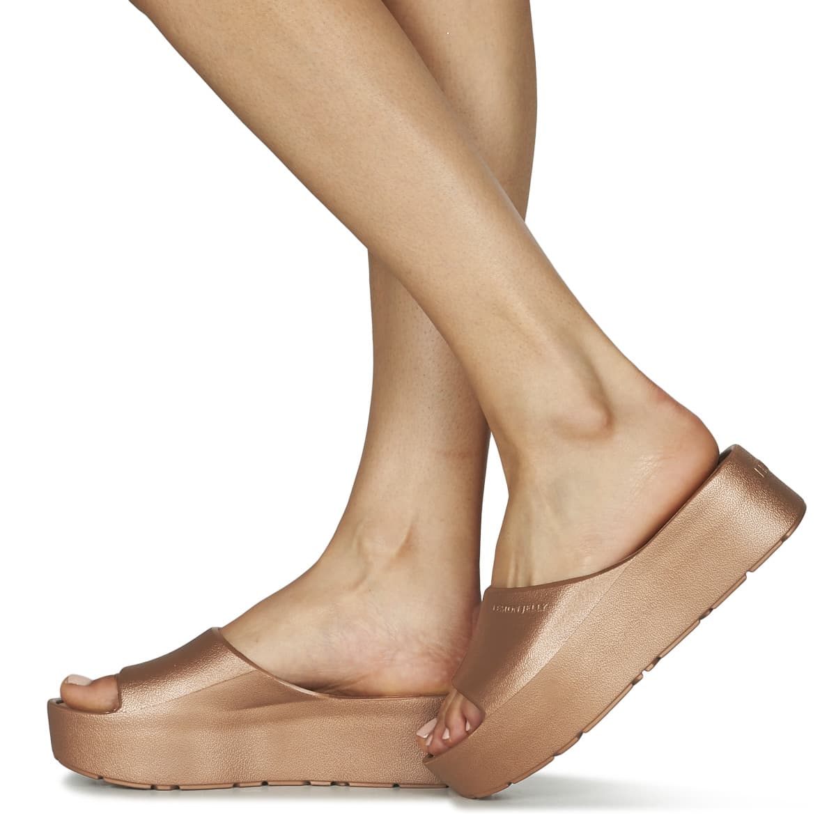 Women's Mules Lemon Jelly Gold