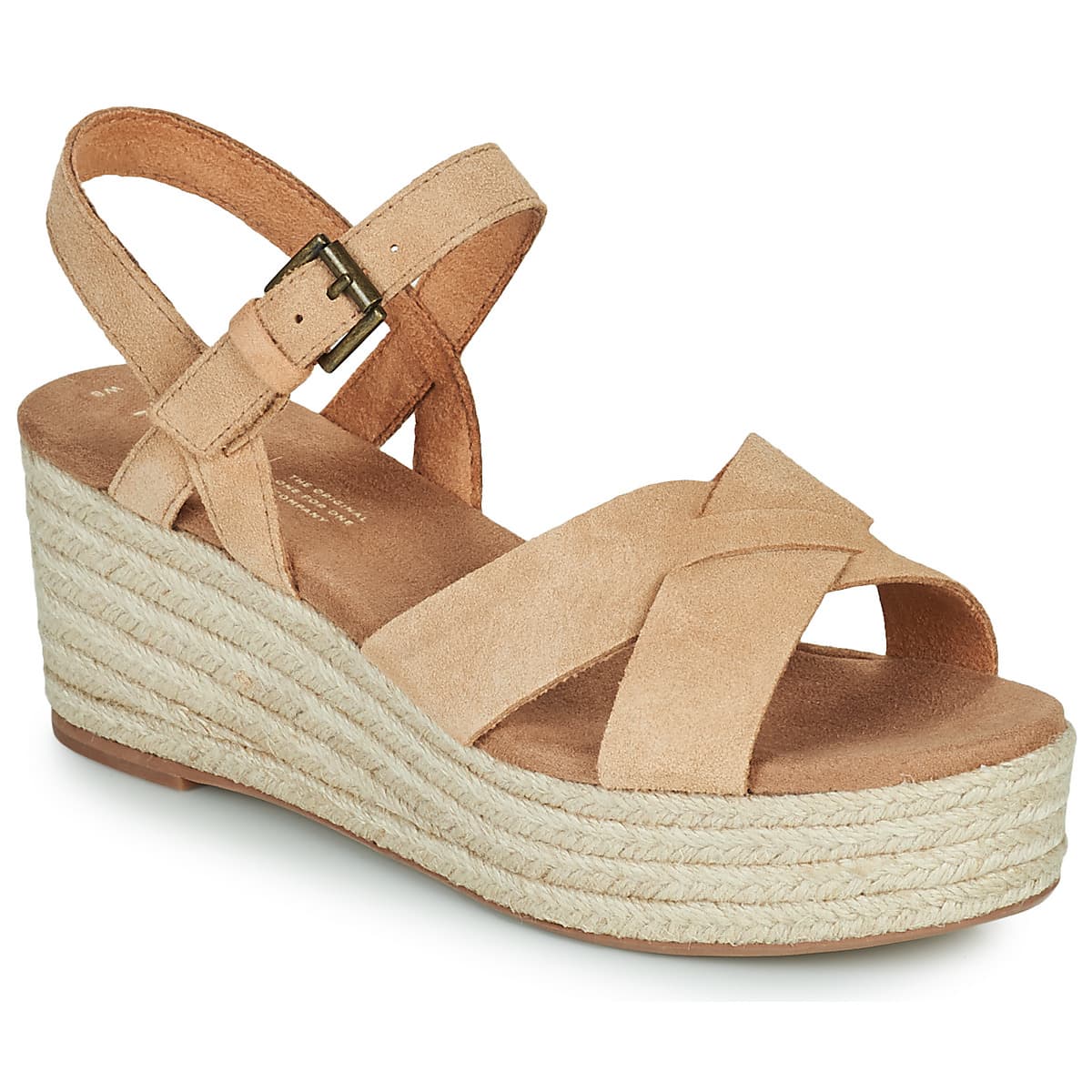 Women's Platforms Toms Brown