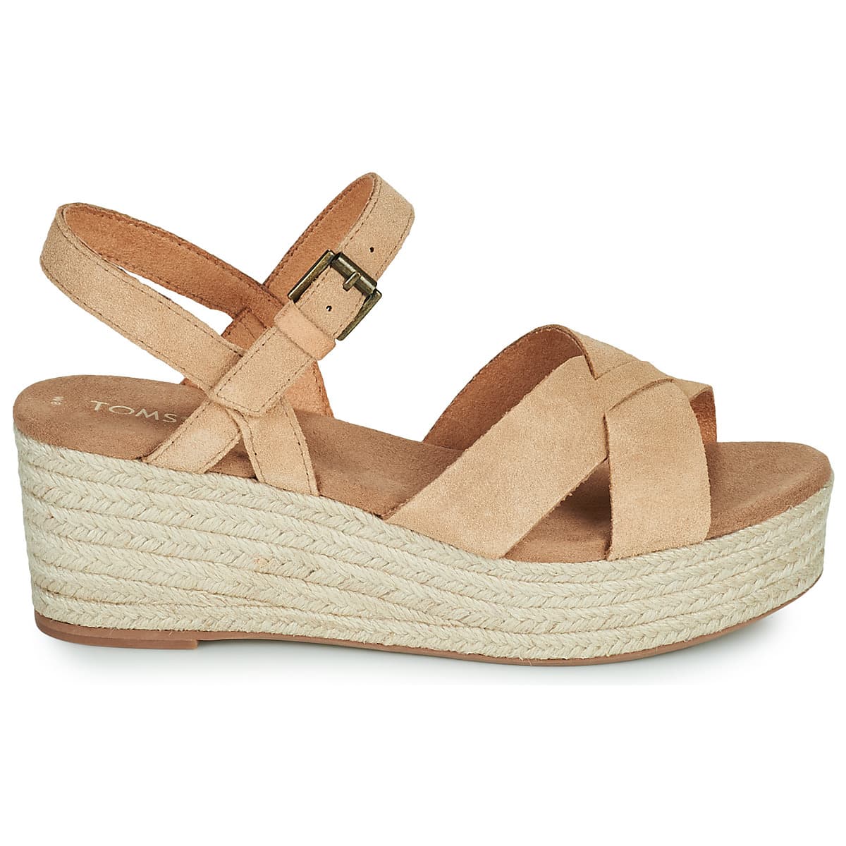 Women's Platforms Toms Brown