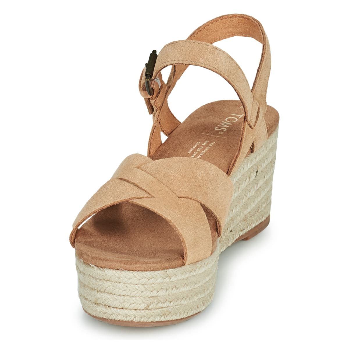 Women's Platforms Toms Brown