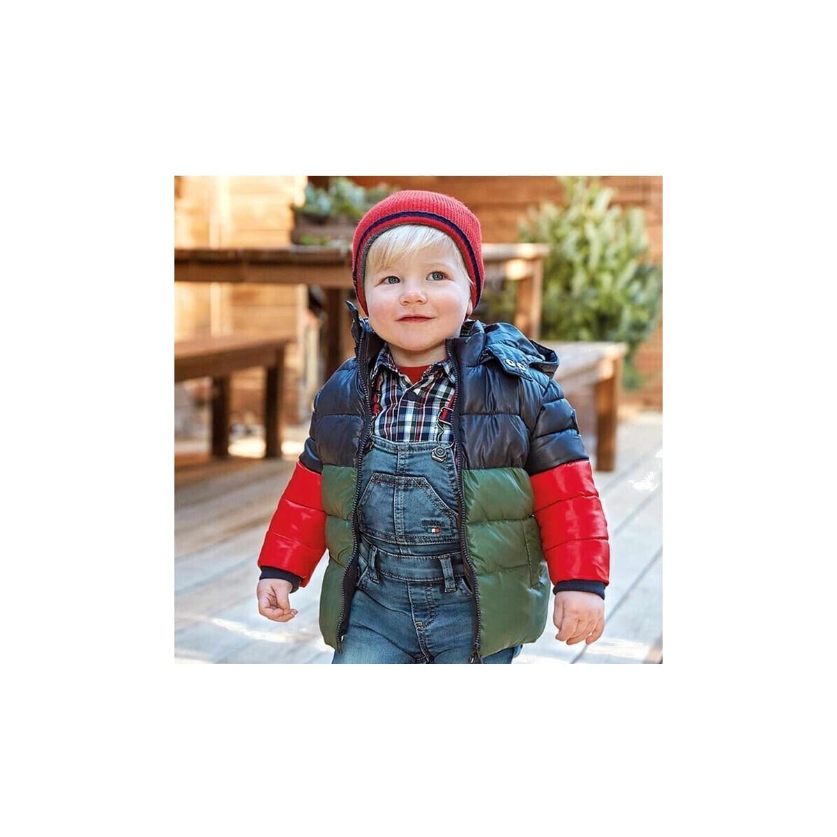 Παλτό Mayoral 2483 Chaquetón impermeable Verde