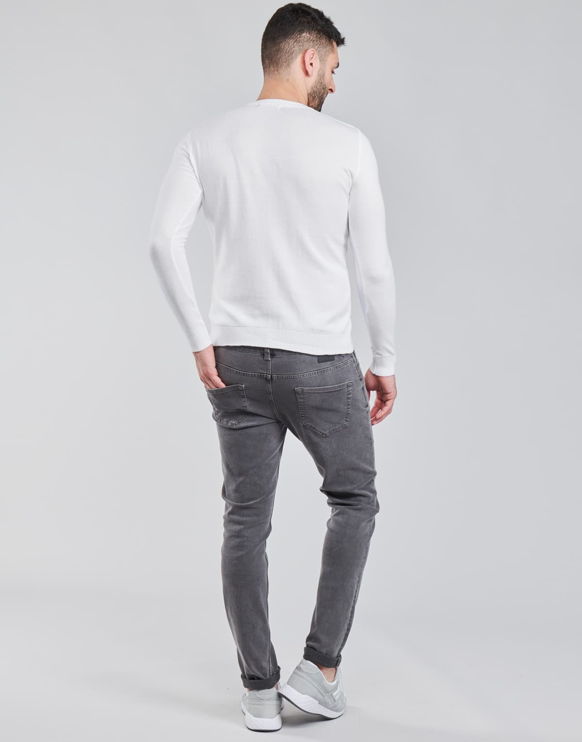 Men's Sweaters BOTD White