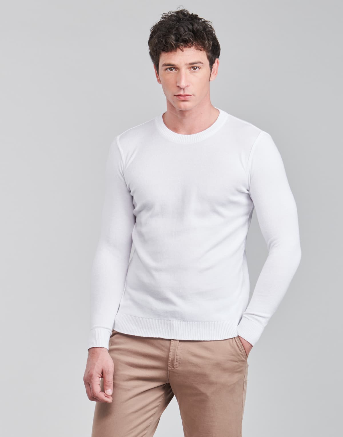 Men's Sweaters BOTD White