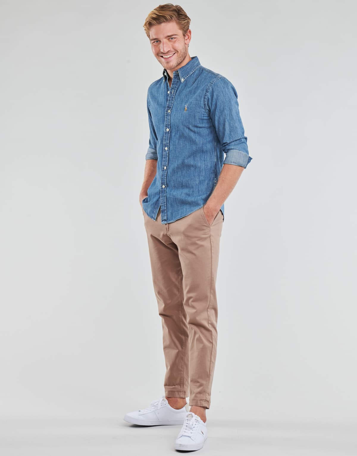 Men's Shirts Polo Ralph Lauren Blue