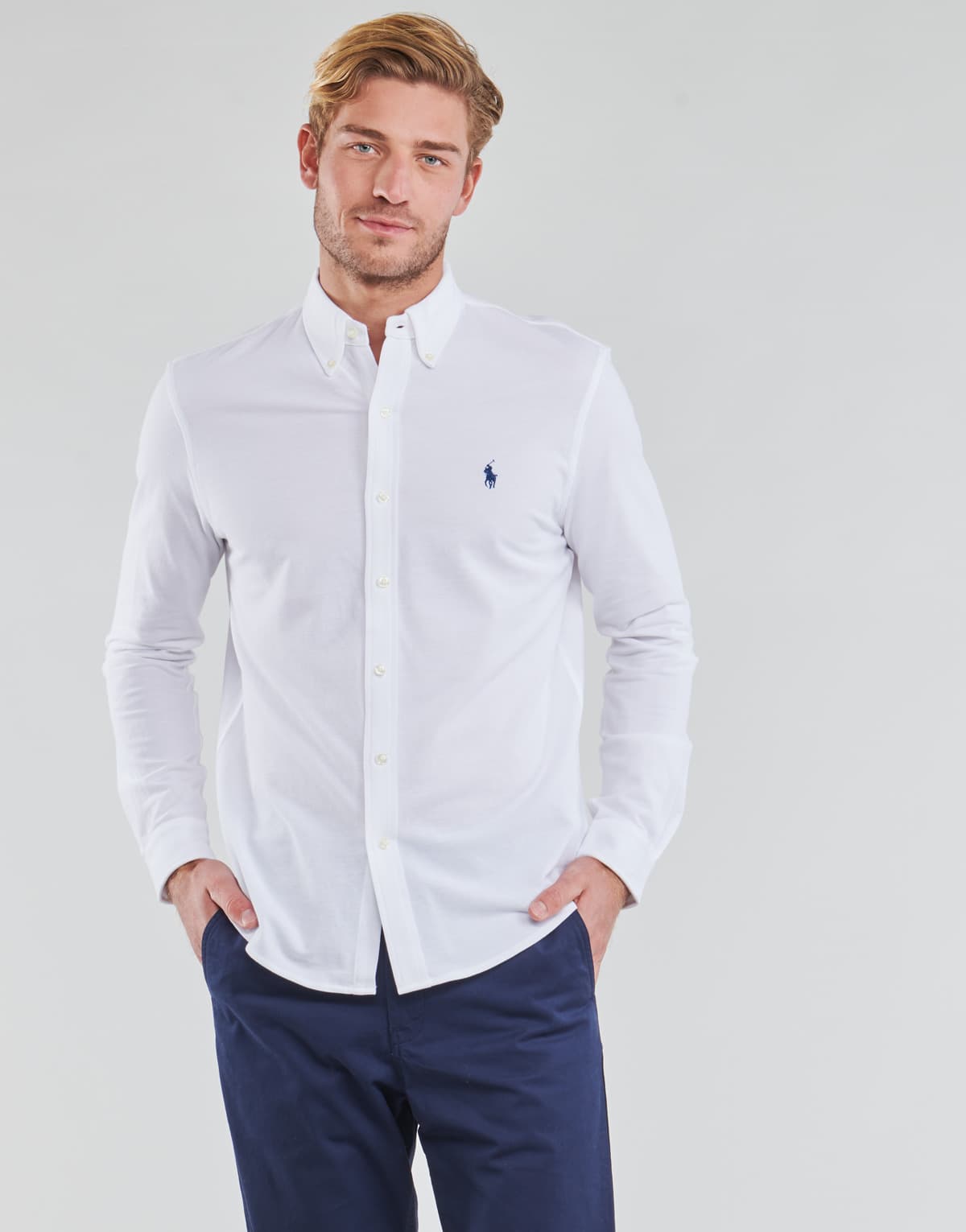 Men's Shirts Polo Ralph Lauren White