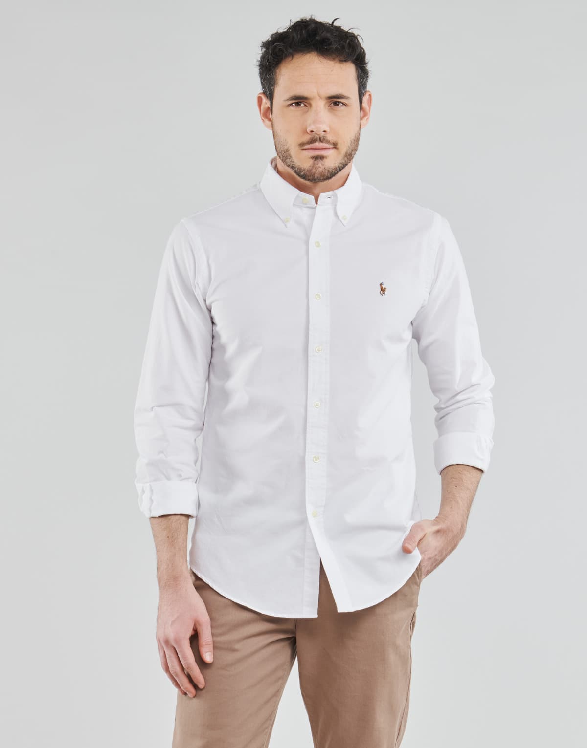 Men's Shirts Polo Ralph Lauren White
