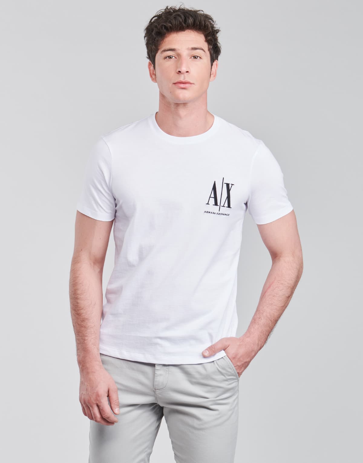 Men's T-Shirts Armani Exchange White