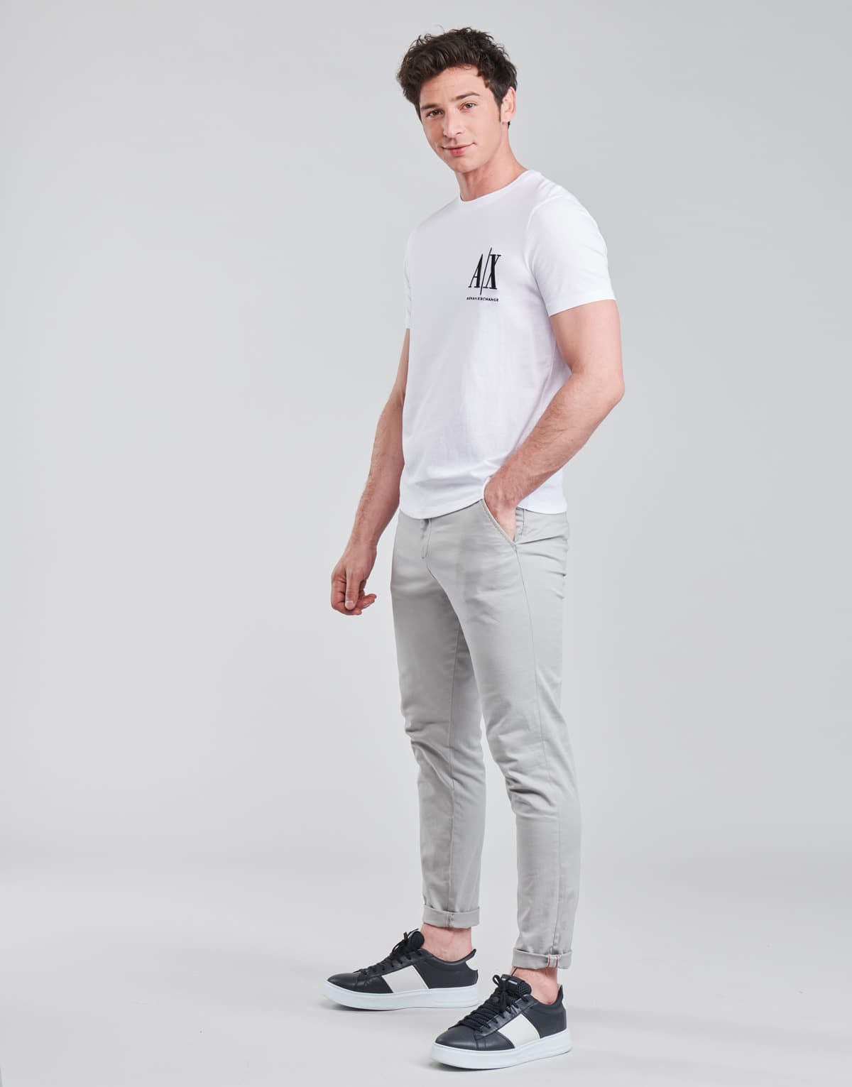 Men's T-Shirts Armani Exchange White
