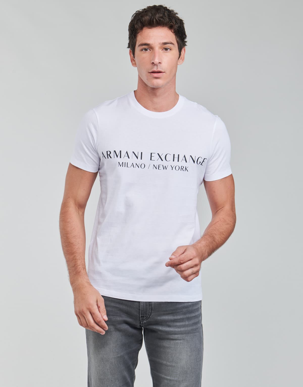 Men's T-Shirts Armani Exchange White