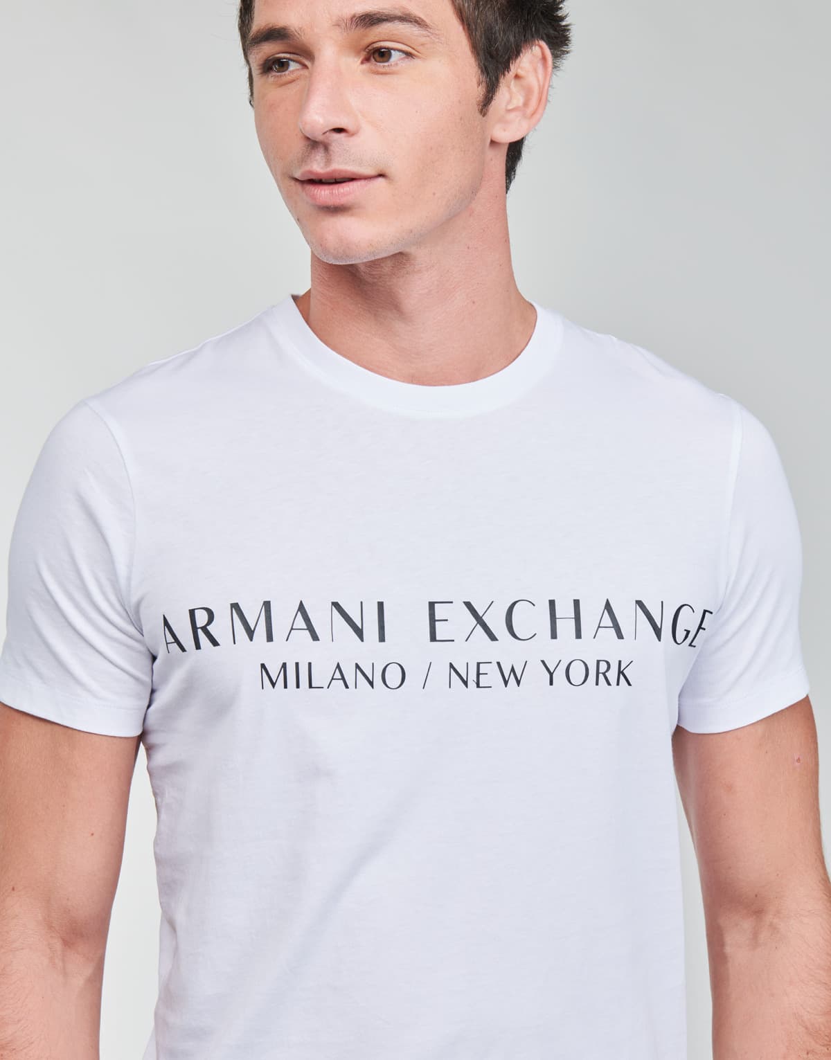 Men's T-Shirts Armani Exchange White