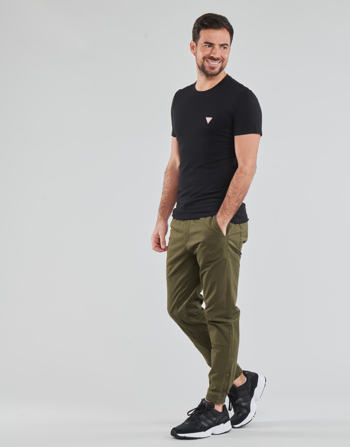 Men's T-Shirts Guess Black