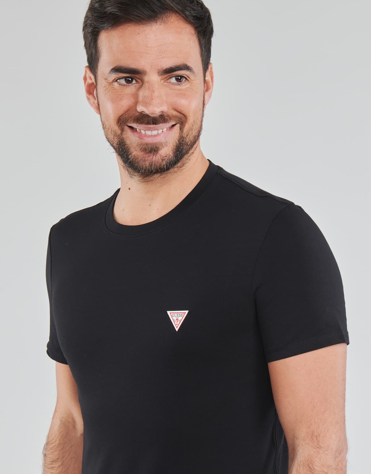 Men's T-Shirts Guess Black