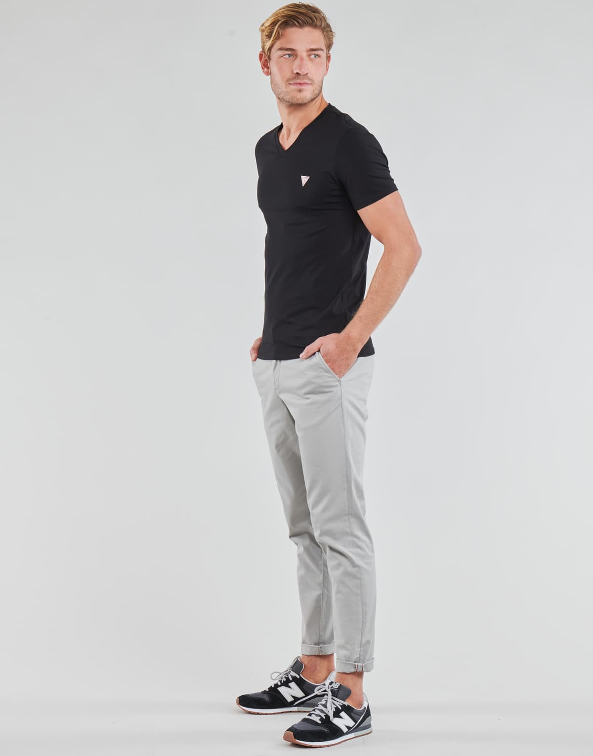 Men's T-Shirts Guess Black