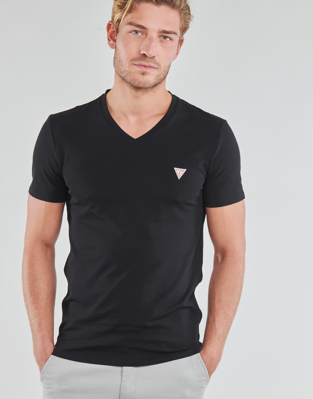 Men's T-Shirts Guess Black