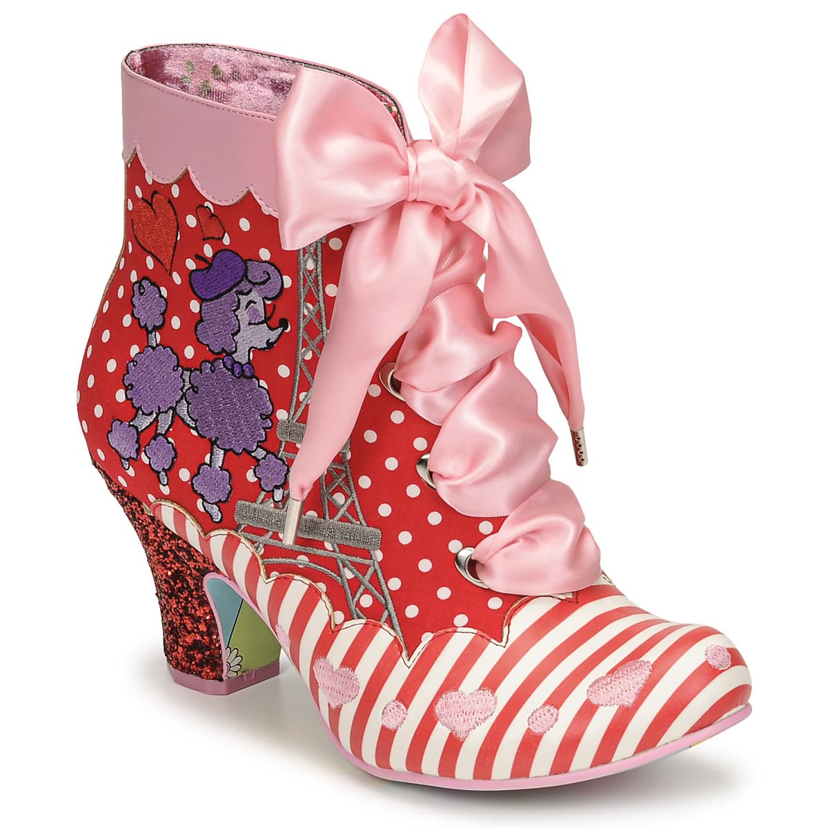 Women's Ankle Boots Irregular Choice Red
