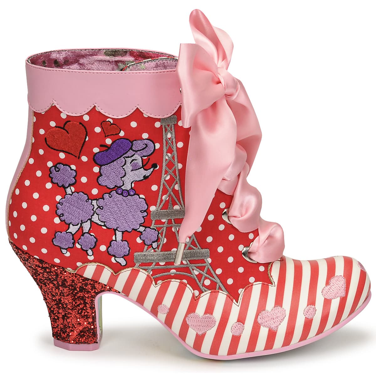 Women's Ankle Boots Irregular Choice Red