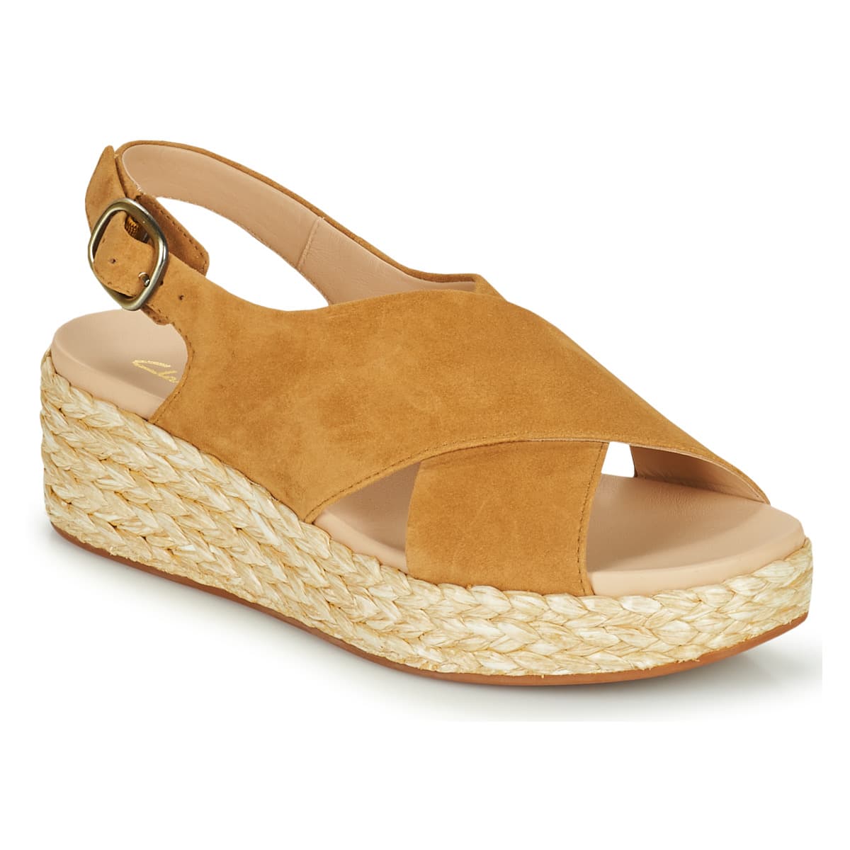 Women's Platforms Clarks Brown