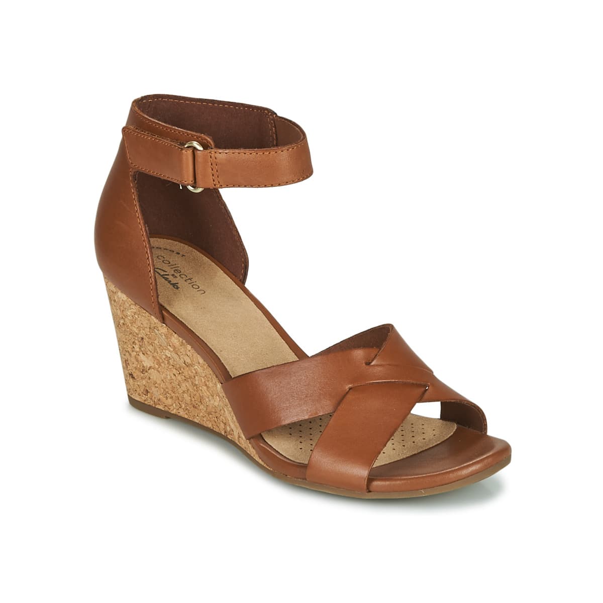 Women's Platforms Clarks Brown