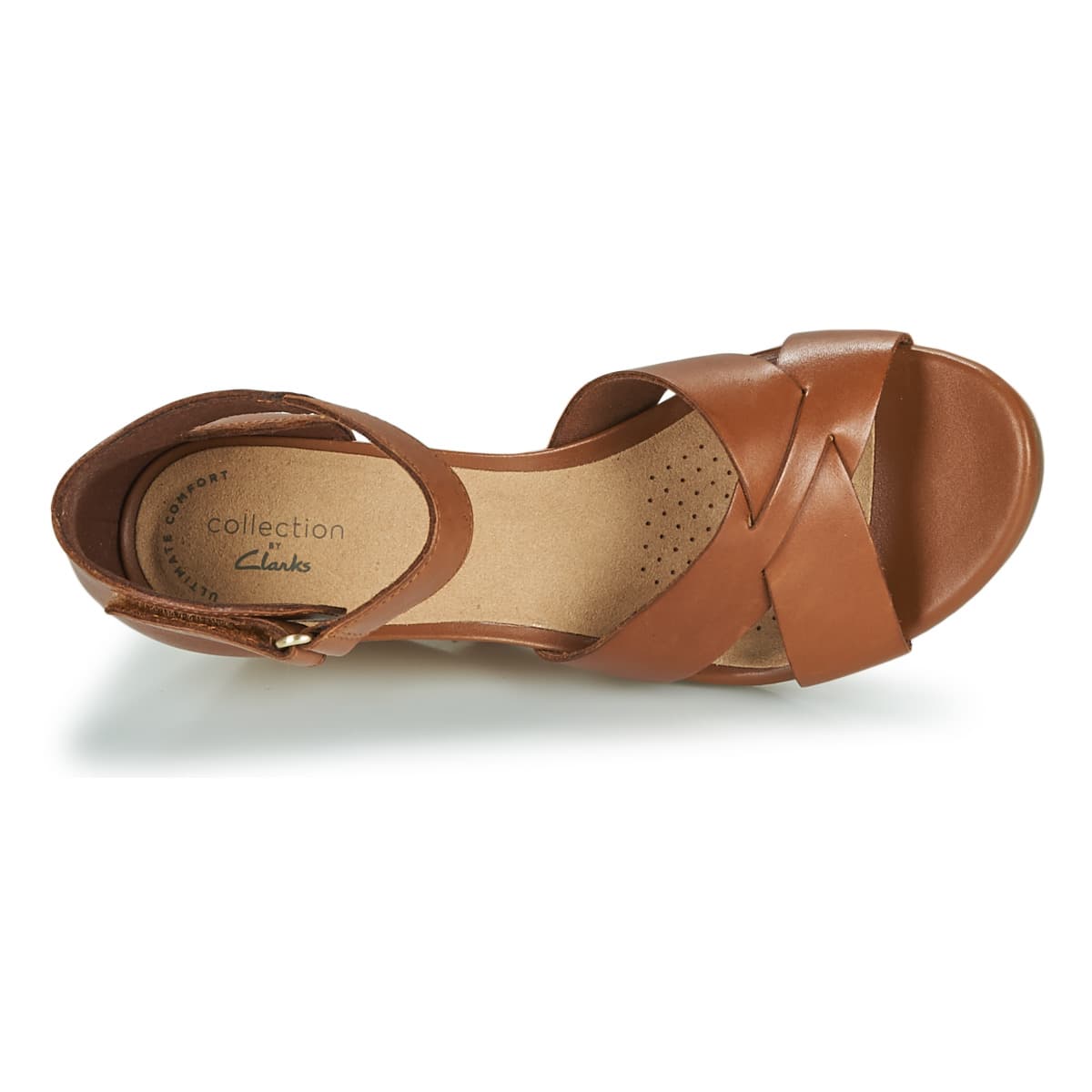 Women's Platforms Clarks Brown