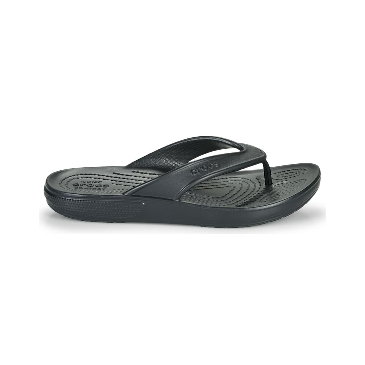 Women's Flip Flops Crocs Black