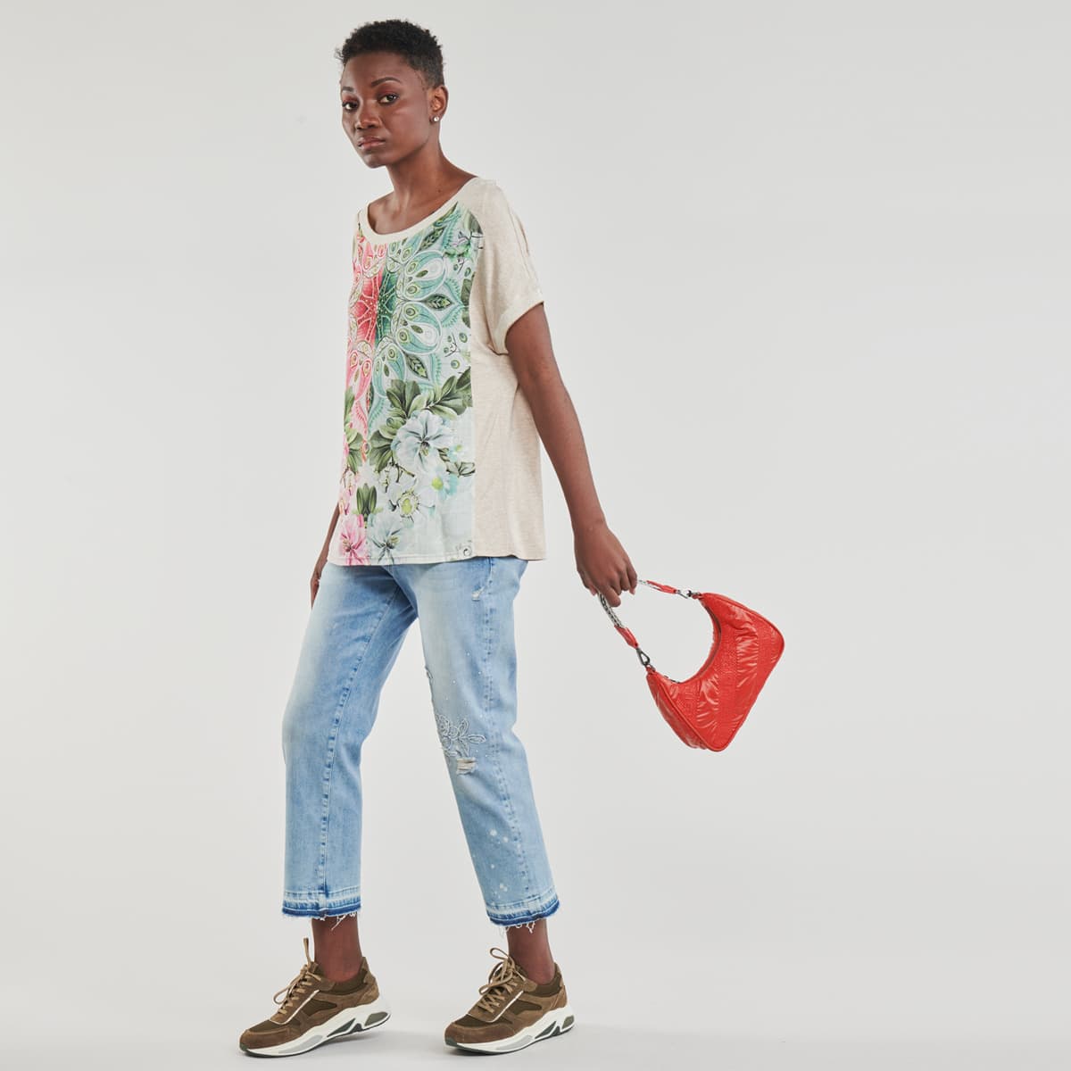 Women's Shoulder Bags Desigual Red