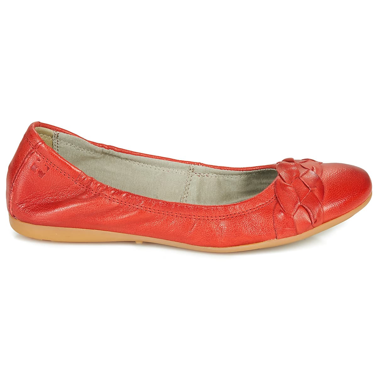 Women's Ballet Flats Dream in Green Red