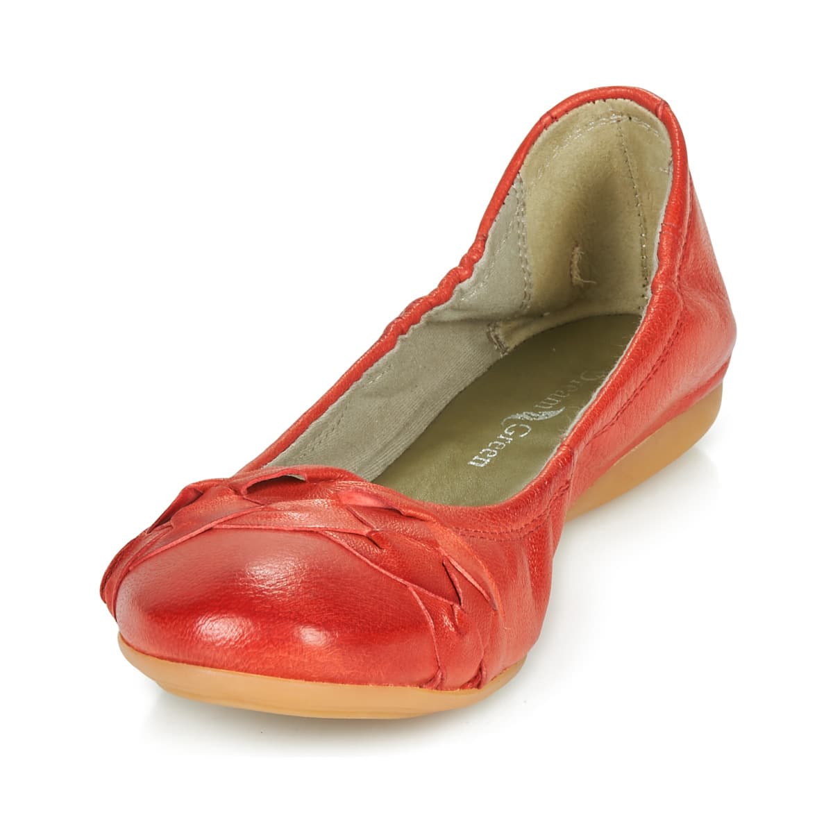 Women's Ballet Flats Dream in Green Red