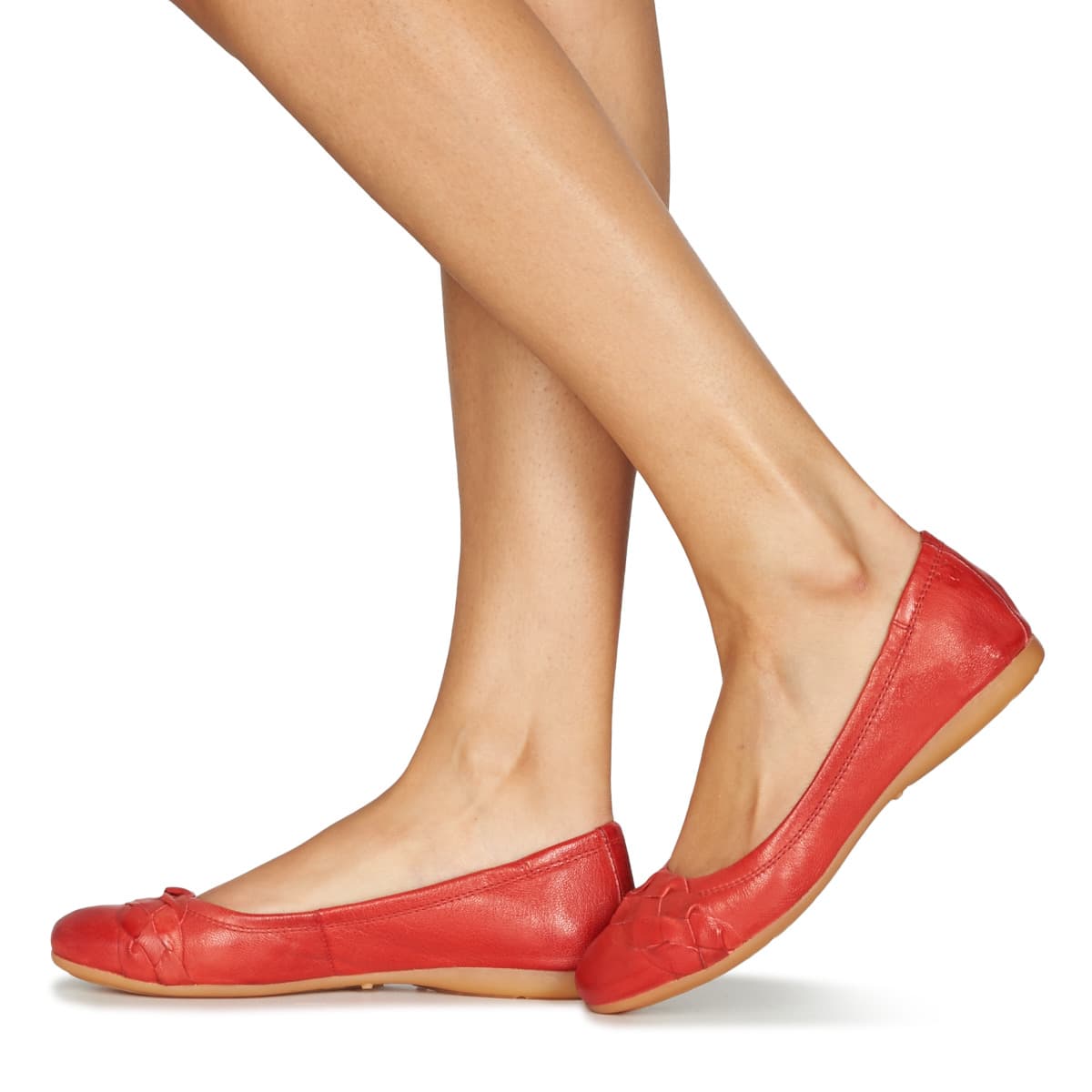 Women's Ballet Flats Dream in Green Red