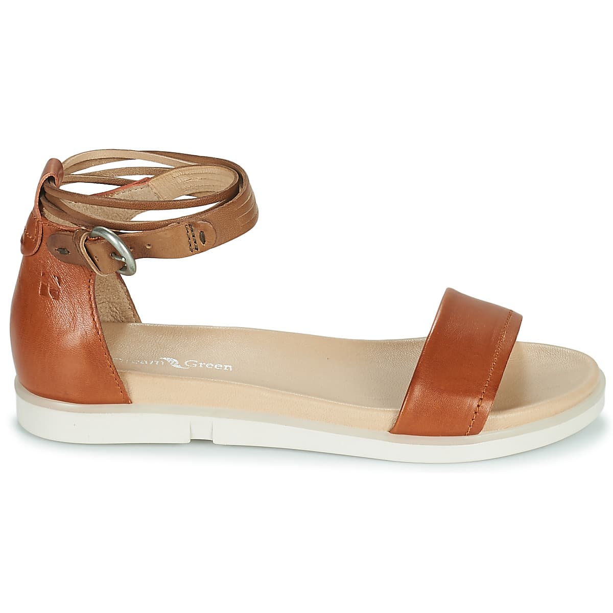 Women's Sandals Dream in Green Brown