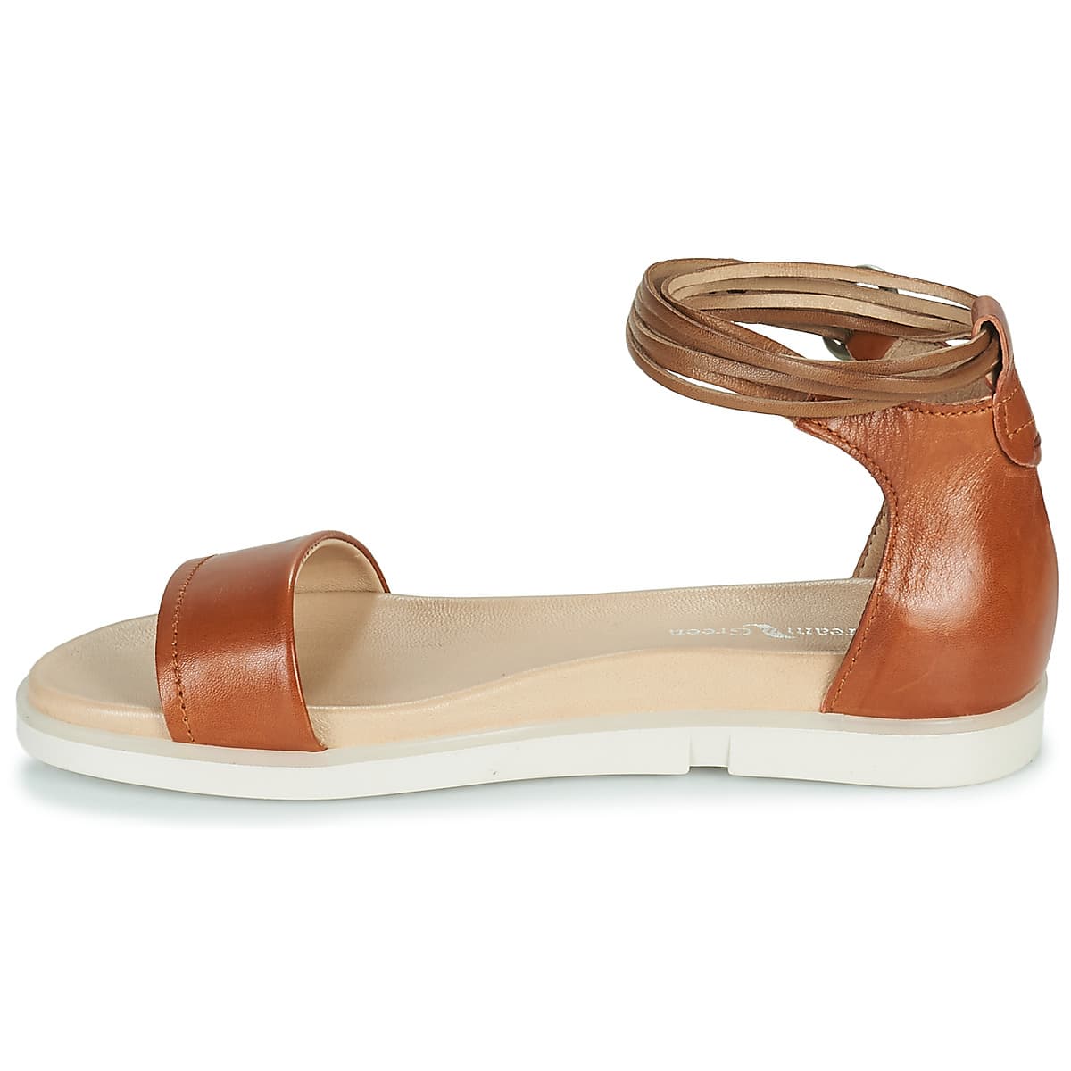 Women's Sandals Dream in Green Brown