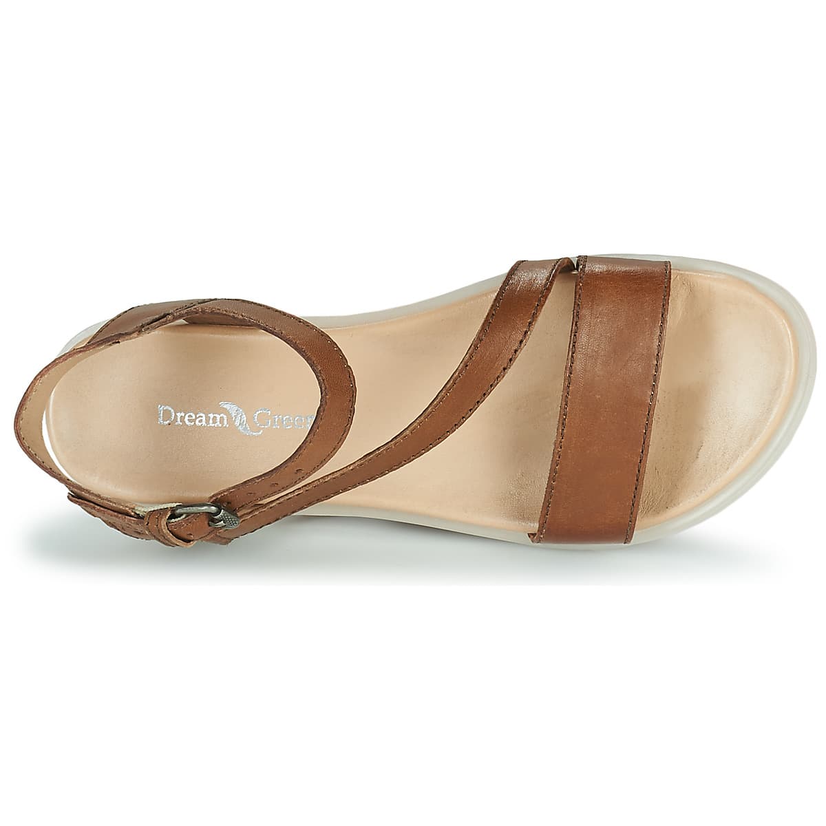 Women's Sandals Dream in Green Brown