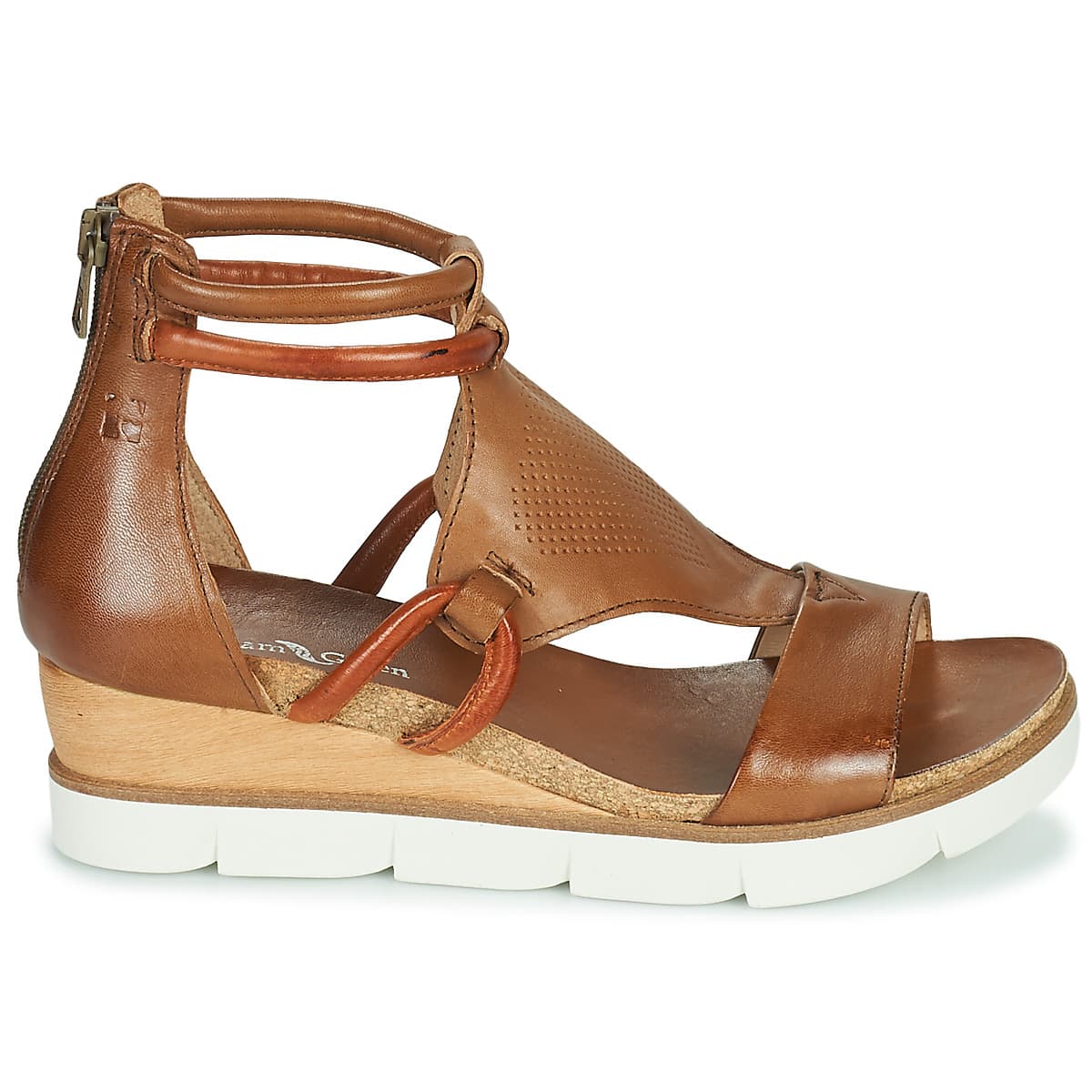 Women's Platforms Dream in Green Brown