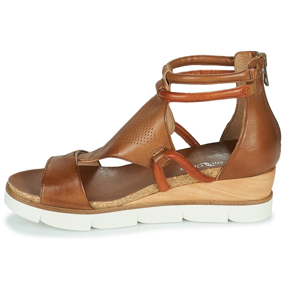 Women's Platforms Dream in Green Brown
