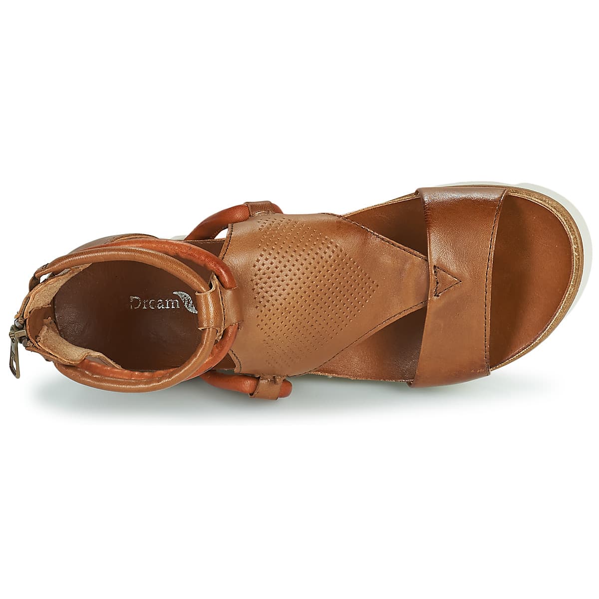 Women's Platforms Dream in Green Brown