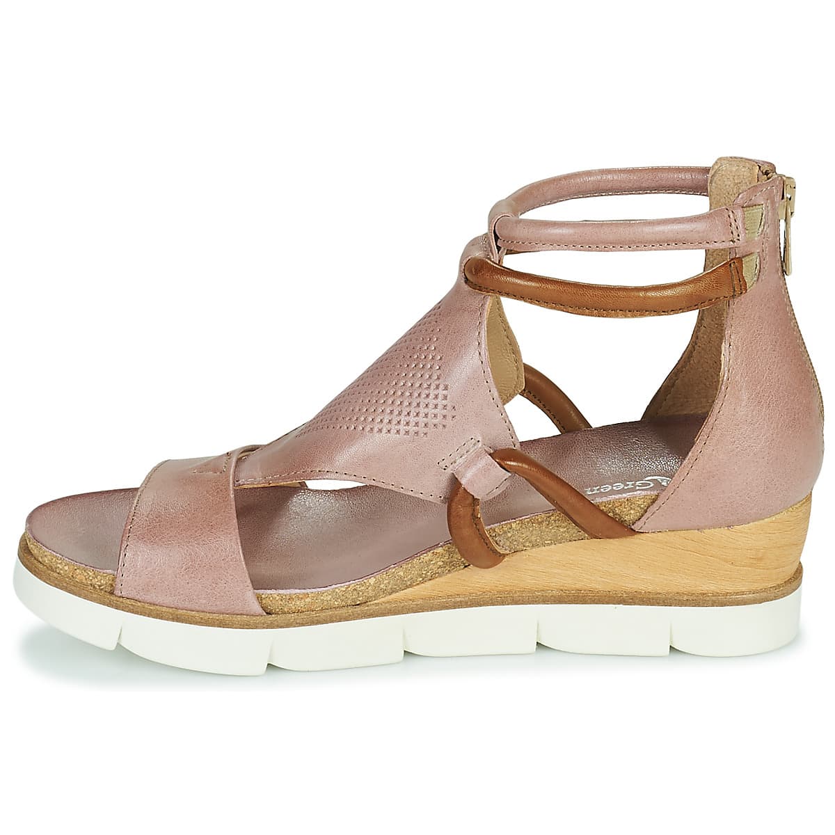 Women's Platforms Dream in Green Pink