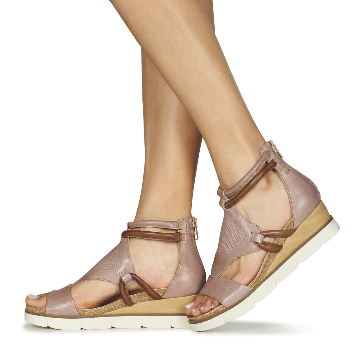 Women's Platforms Dream in Green Pink