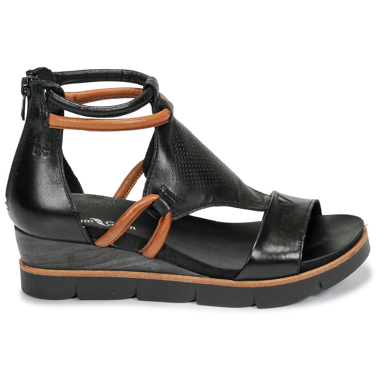 Women's Platforms Dream in Green Black