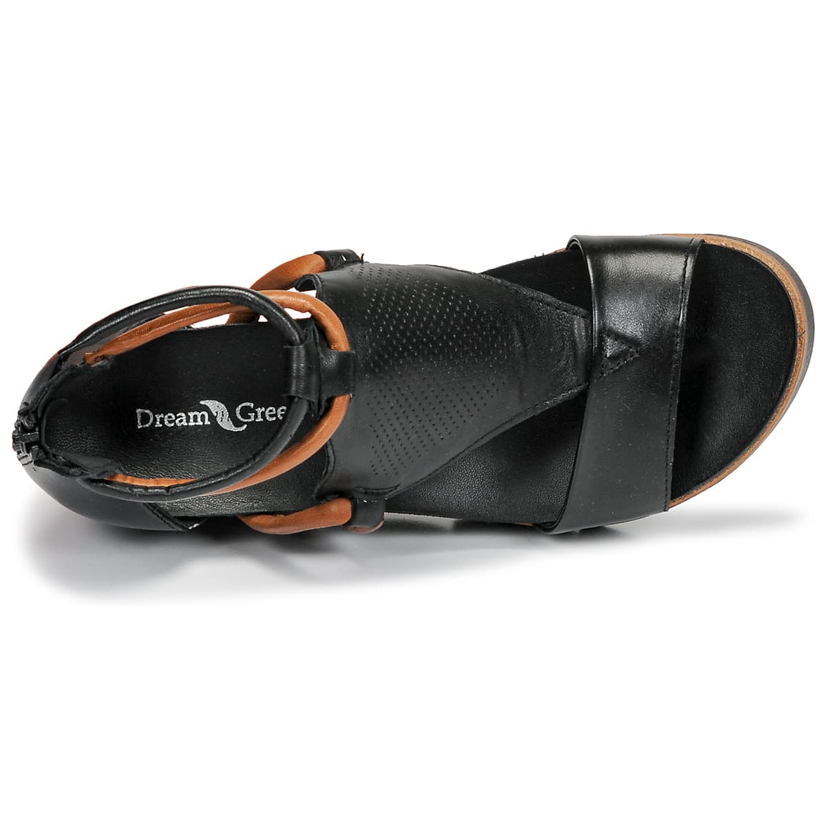 Women's Platforms Dream in Green Black