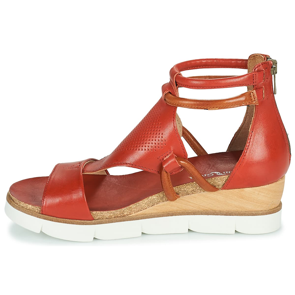 Women's Platforms Dream in Green Orange