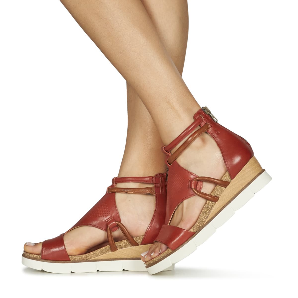 Women's Platforms Dream in Green Orange