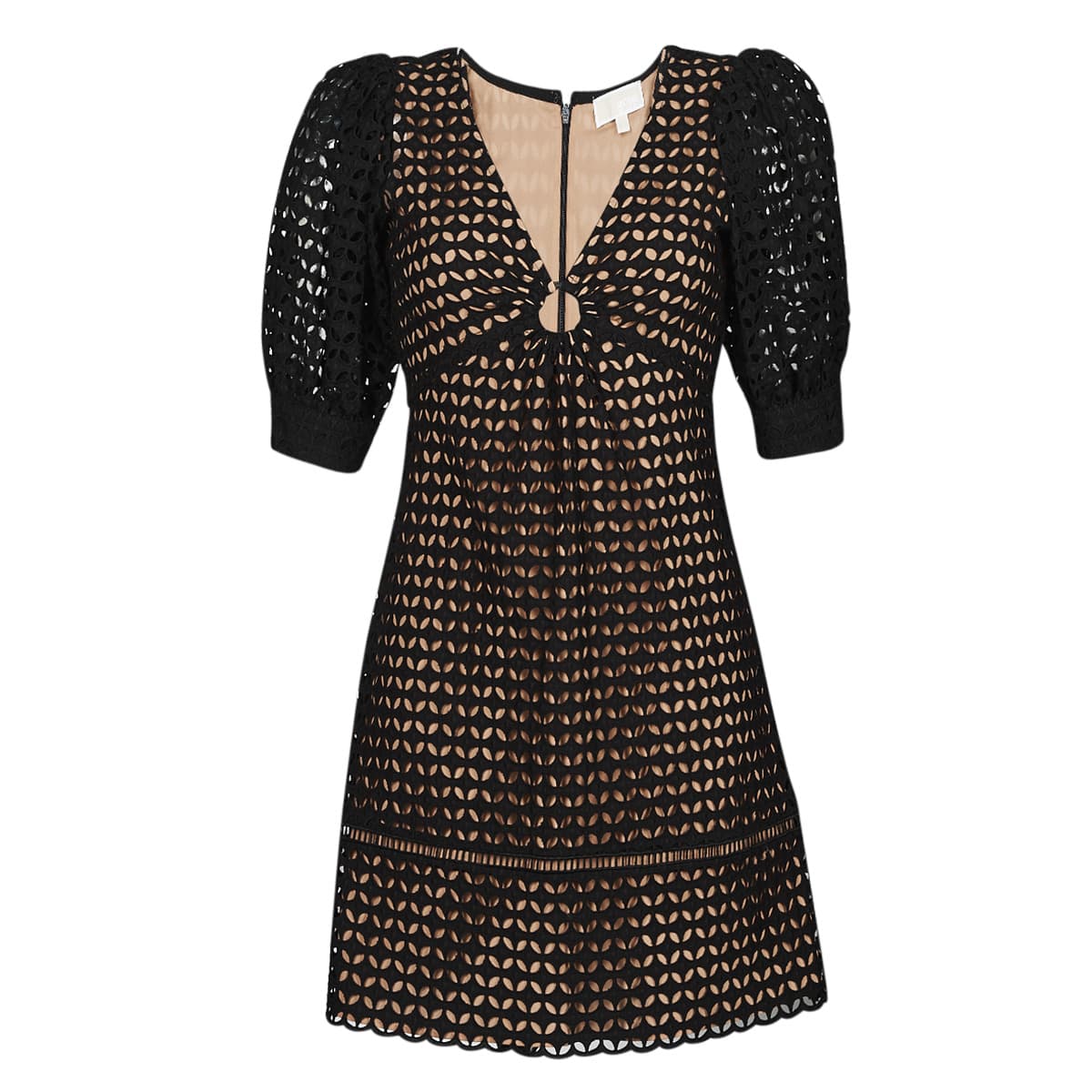 Κοντά Φορέματα MICHAEL Michael Kors GEO EYELET MINI DRESS
